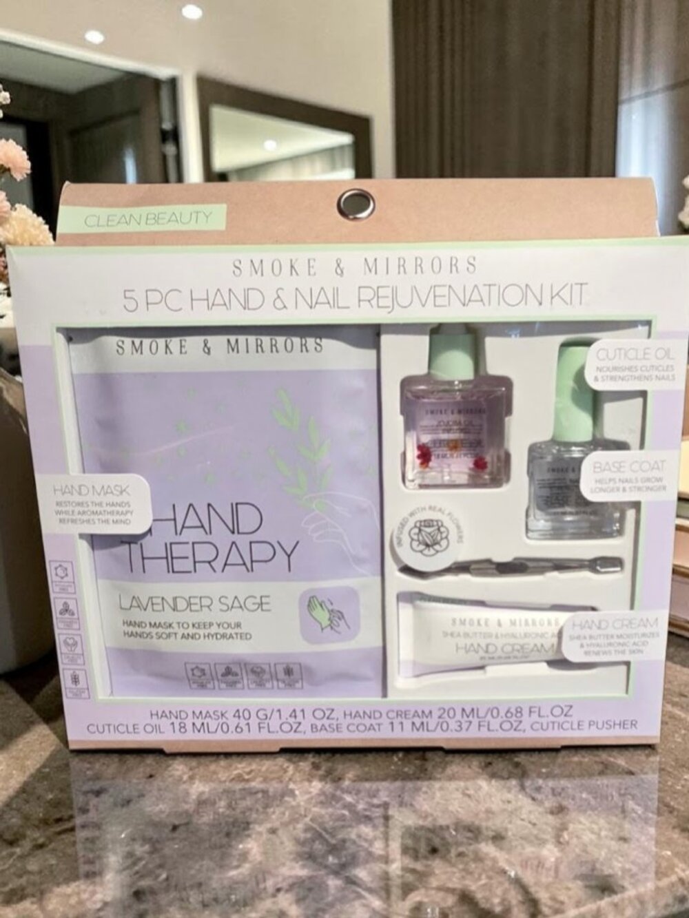 Smoke & Mirrors 5 piece Hand and Nail Rejuvination Kit